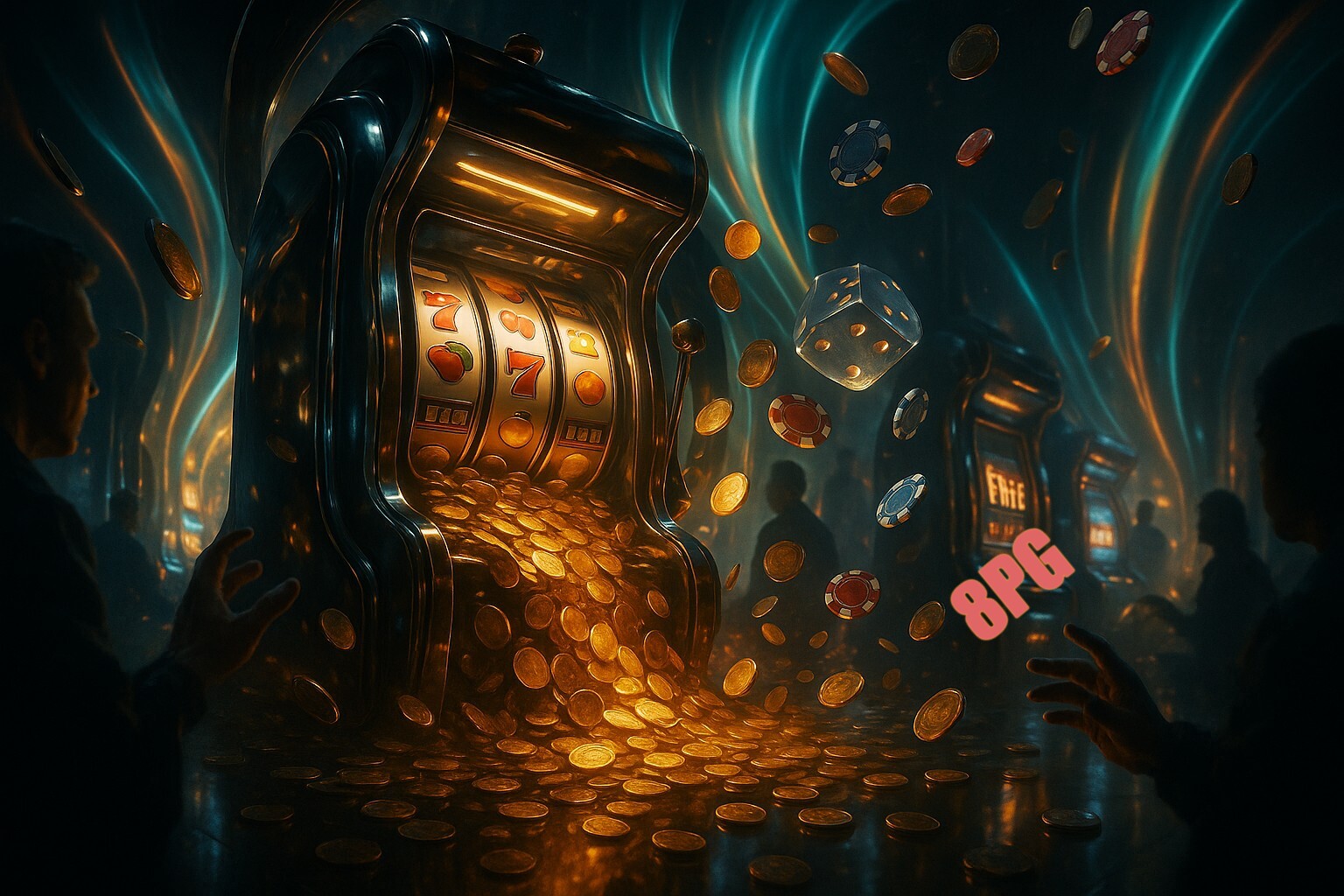 Diversos jogos de caça-níqueis