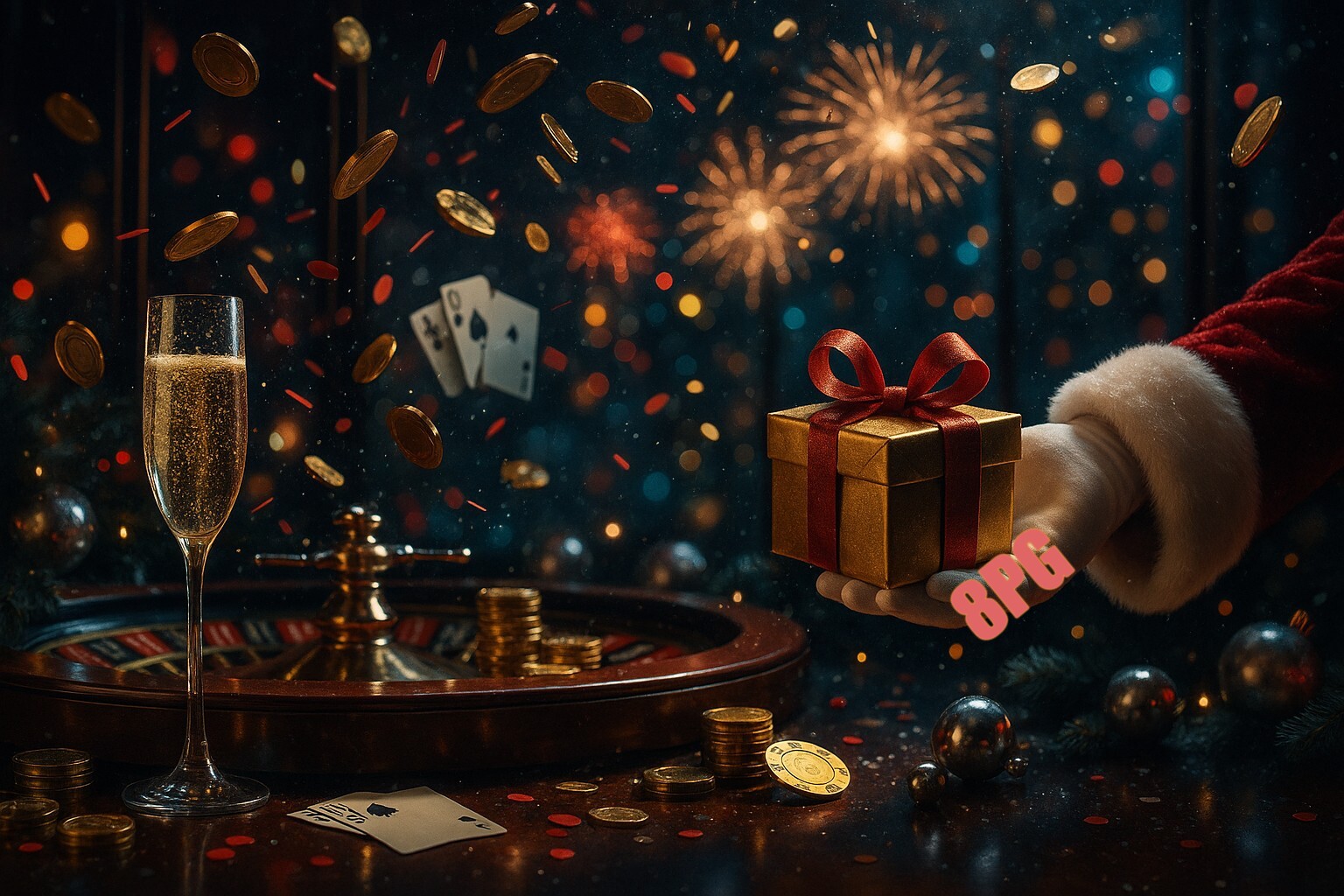 Promoções de Ano Novo no 8PG
